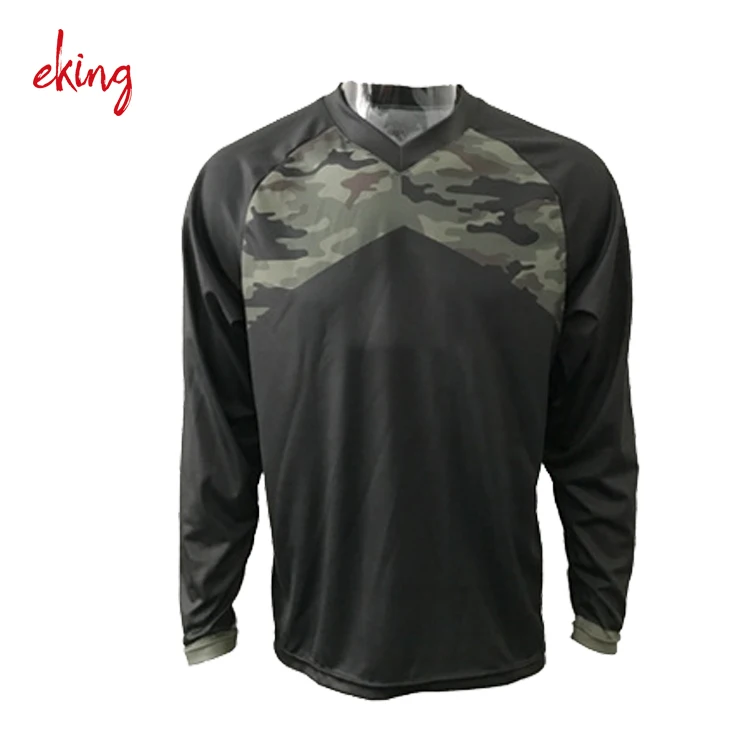 Oem Team Wear Custom Digital Print Mountain Bike Bmx Shirt Blank Mtb