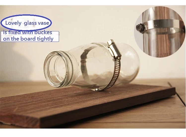 Lovely Clear Glass Wall Vase Small Living Wall Hanging Planters Buy