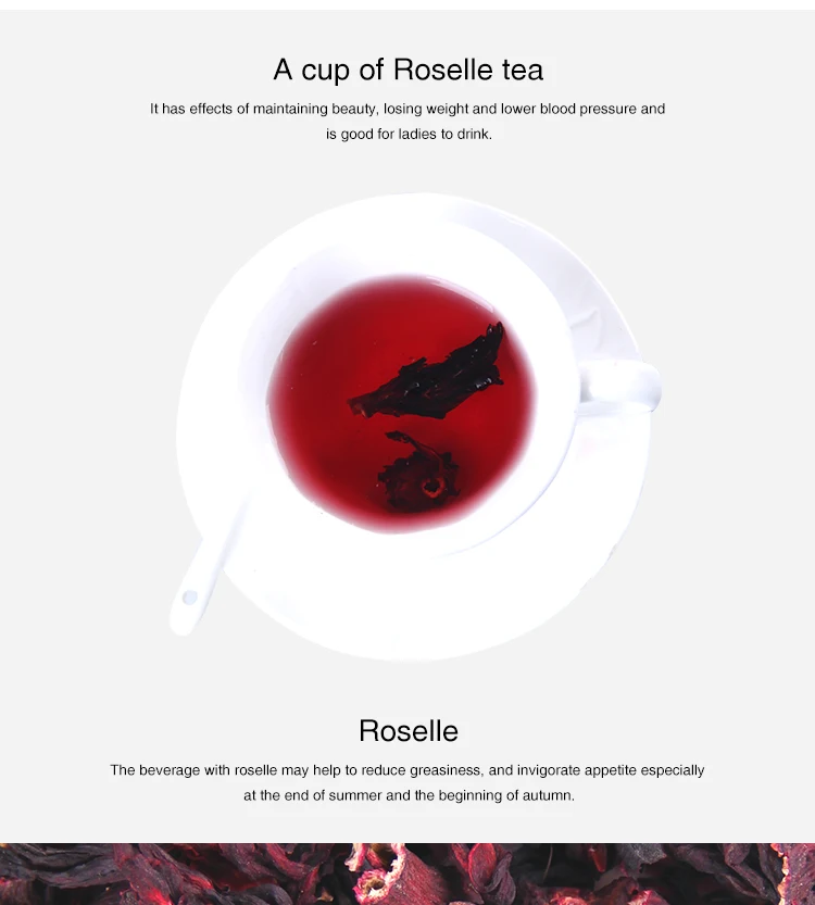 Dried Hibiscus Natural Dry Roselle of Organic Dried Hibiscus in Organic Hibiscus Status - 4uTea | 4uTea.com