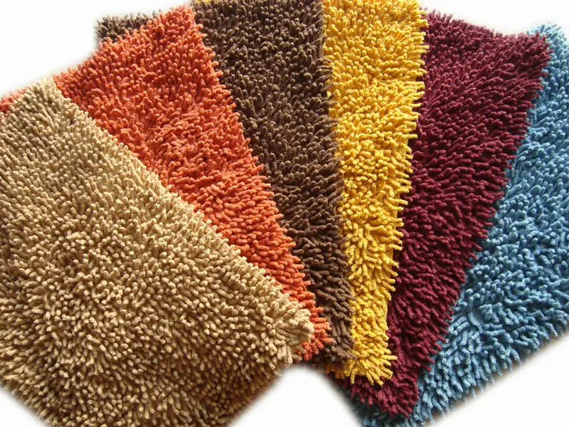 shaggy bath mat