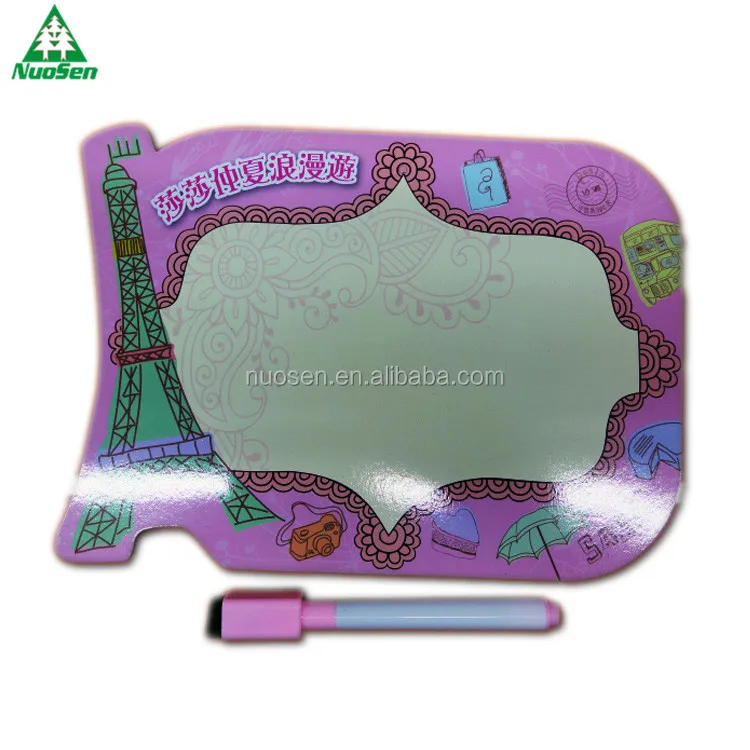 Custom Foldable Memo Pad Board Fridge Writing Board