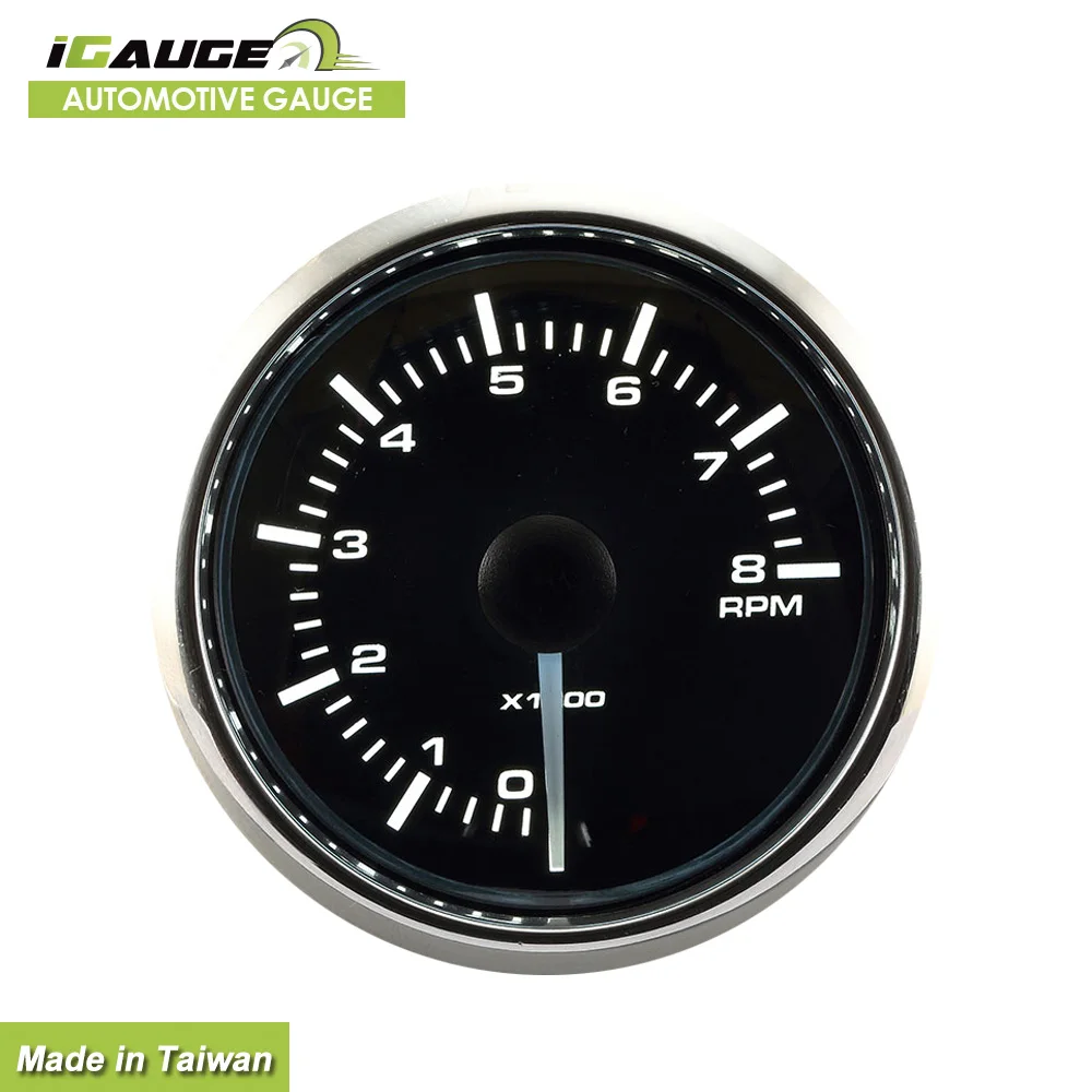 DRIFT AUTO Gauge Meter 60mm/2.4" SMOKED Lens WHITE Light RED Needle TURBO BOOST DRIFT AUTO Gauge Meter 60mm/2.4" SMOKED Lens WHITE Light RED Needle TURBO BOOST