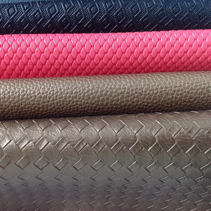 Tela De Pvc De Imitación De Cuero Para Tapicería Y Muebles - Buy