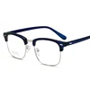 Custom Logo Wholesale Half Frame Unisex Rimless TR90 Material Glasses Flexible Eyeglasses Frame