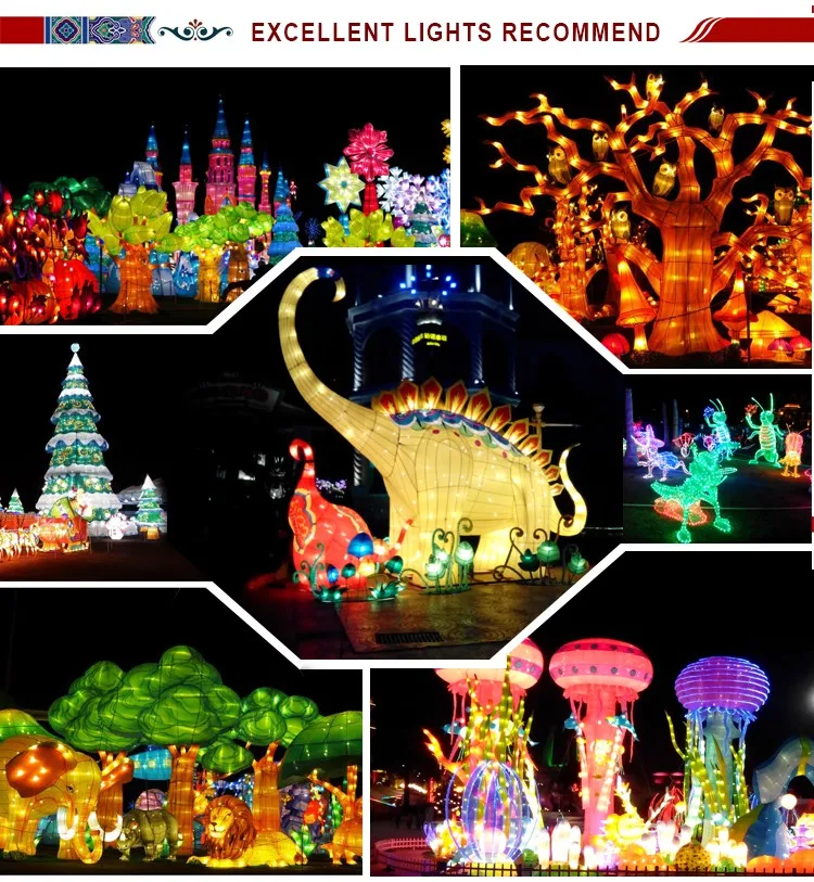 Sanhe Robot Chinese silk festival lantern