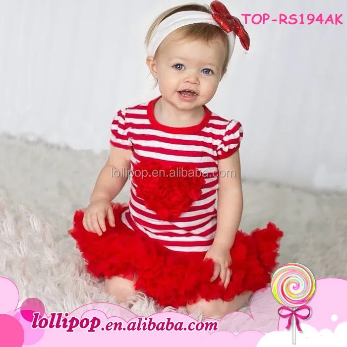 2017 Latest Children Birthday Dress Designs Gold Number Big Bow 1 Year
