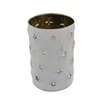 White Christmas star candle holder large medium small size