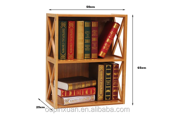 New Design Bookcase With Study Table Mdf Bookcase 2 Layers Bamboo