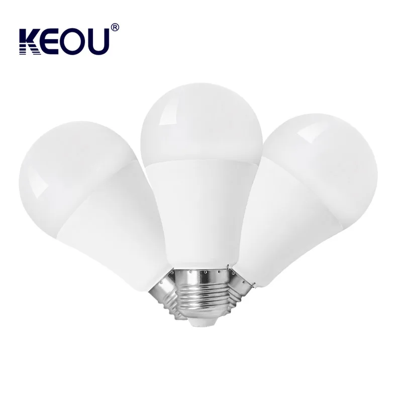 Keou new design PC aluminum cool white e27 e14 9w light bulb led housing price for Shopping mall