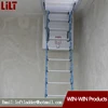 Household aluminum folding retractable stair lift the attic interior padded invisible ladder telescopic ladder