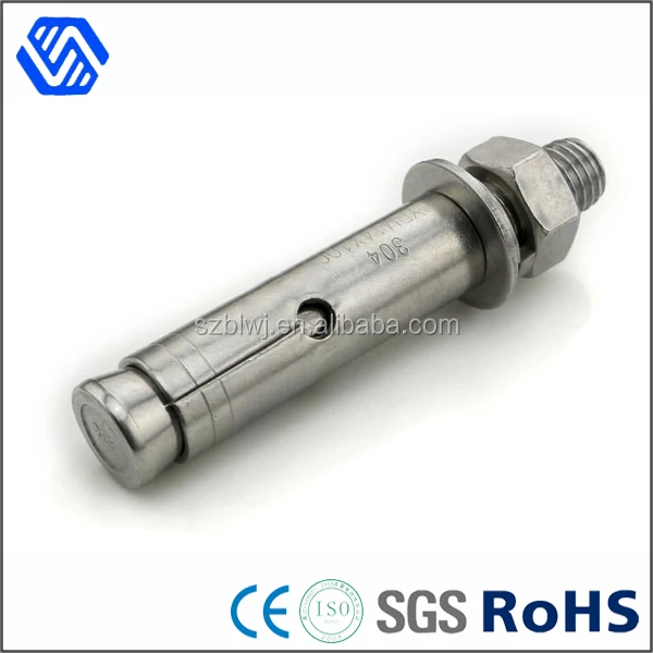 High Quality M16 Anchor Bolt And Nuts With Hex Nut And Spring Washer