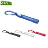 quality led torch and safety carabiner hooks with opener function