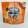 Custom Printed Aluminum Foil Self Standing Shrimp Heads Spicy Snack Food Packaging Pouch