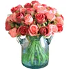 Bridal Wedding Bouquet Artificial Bride Bouquets Handmade Roses Wedding Flower