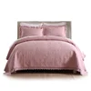 china supplier luxury hotel home bedding fitted sheet set embroidered patchwork quilts embossed bedspread