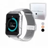 Hot Sale 2019 smart watch z60 stainless steel wireless wrist watch support TF sim card with retail package
