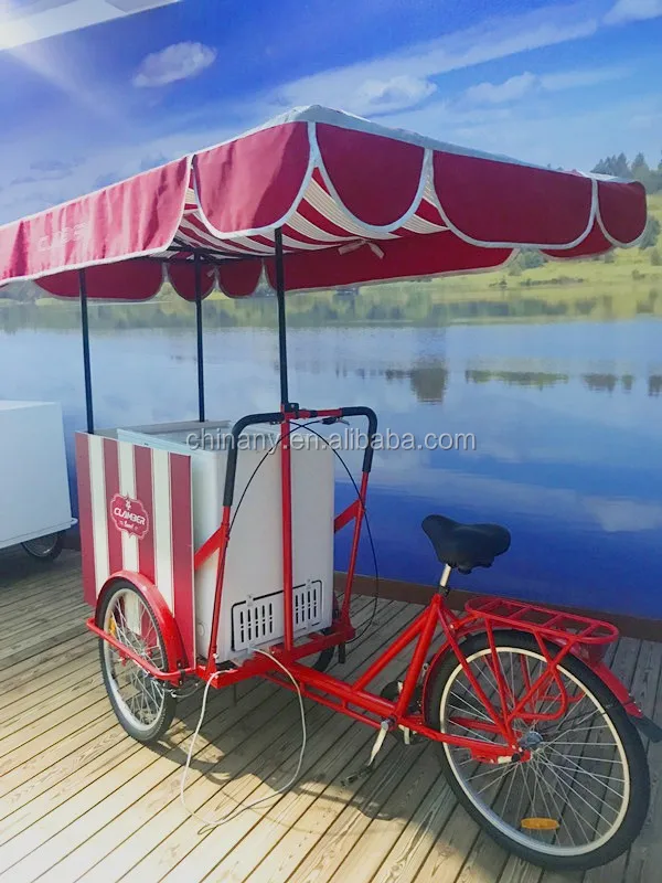 3 wheel ice cream tricycle