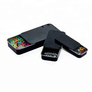 Sliding Box Tins3.75''x2.4''x1''inches Customized High quality Pulling Box Tins Factory Supply Jewelry Tins