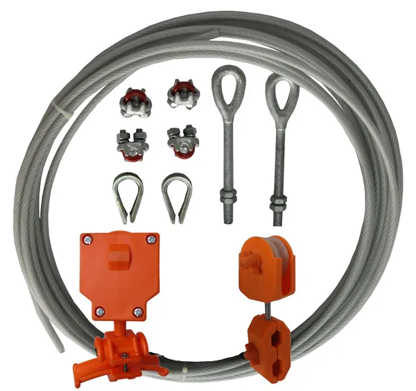 KOMAY steel Wire Rope trolley/plastic Round Cable trolley, View Round