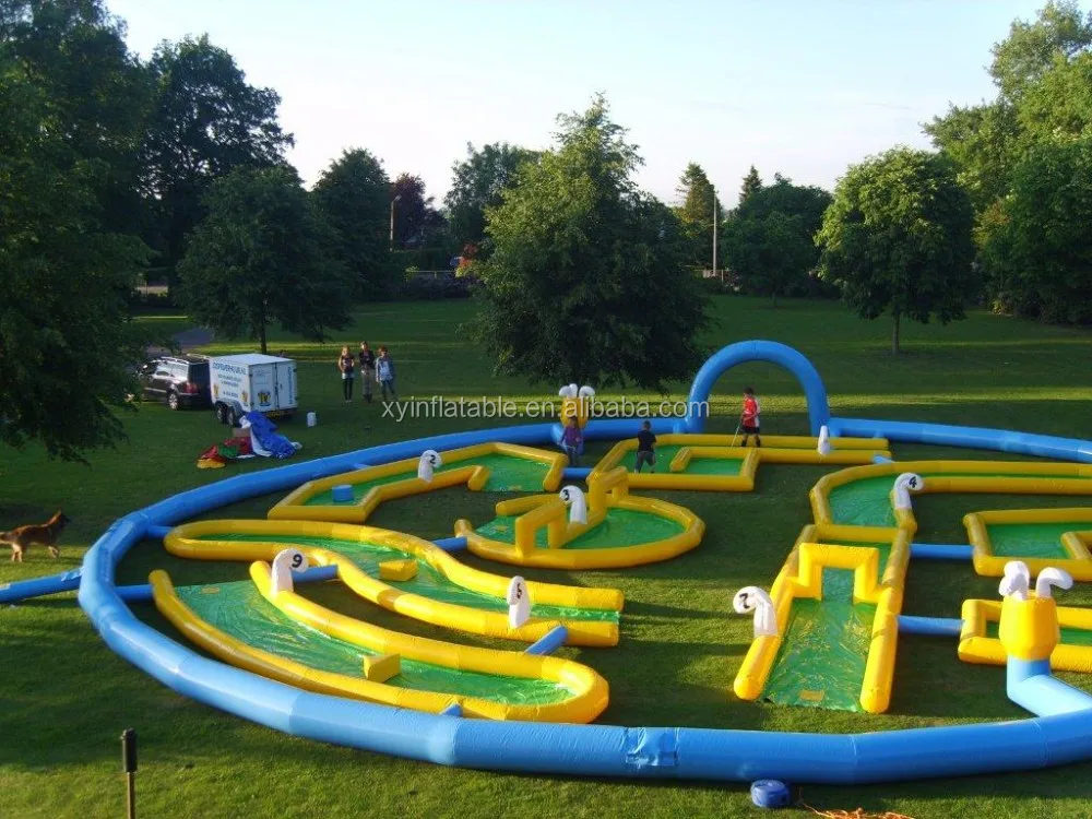 Crazy Golf Course Mini Golf 9 holes Inflatable Mini Golf Buy Crazy Golf Course Mini Golf 9 holes Inflatable Mini Golf Buy