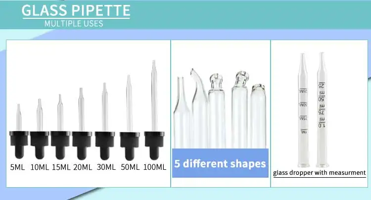 30ml rectangular glass dropper box