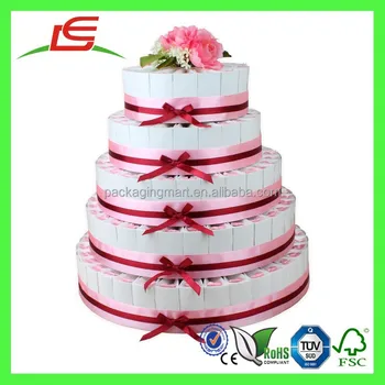 Q1146 Decorate Cheap Wedding Cake Favor Box Wedding Cake Display