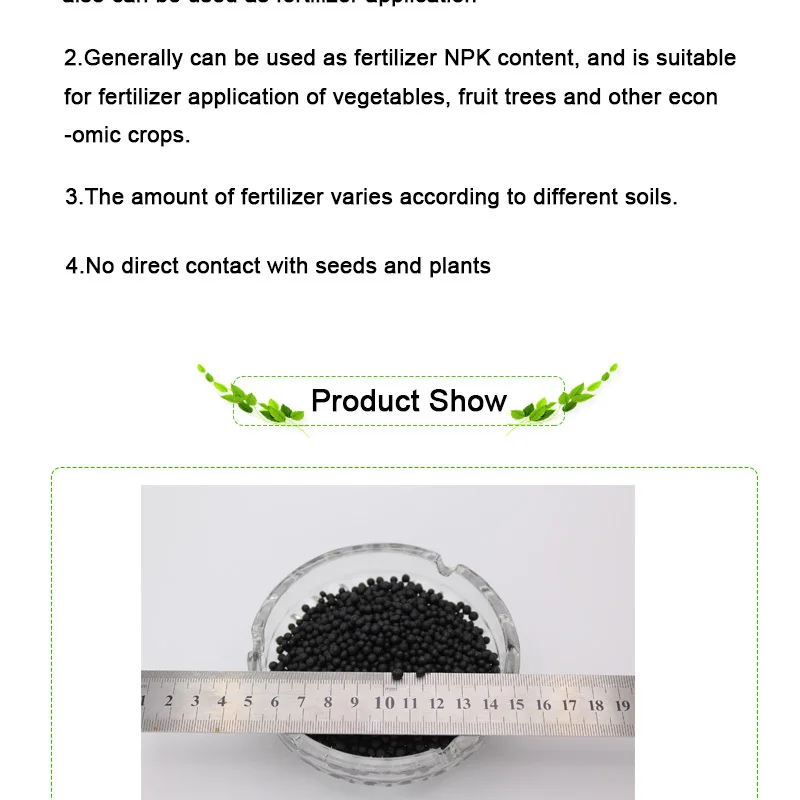 Manufacture price for agriculture Organic fertilizer NPK 12-0-3