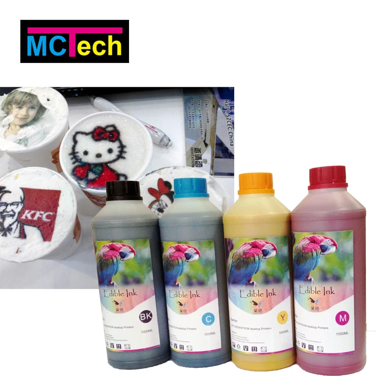 1000ml Dye Edible Ink For Epson Printer Widely Used In Cake/candy Buy