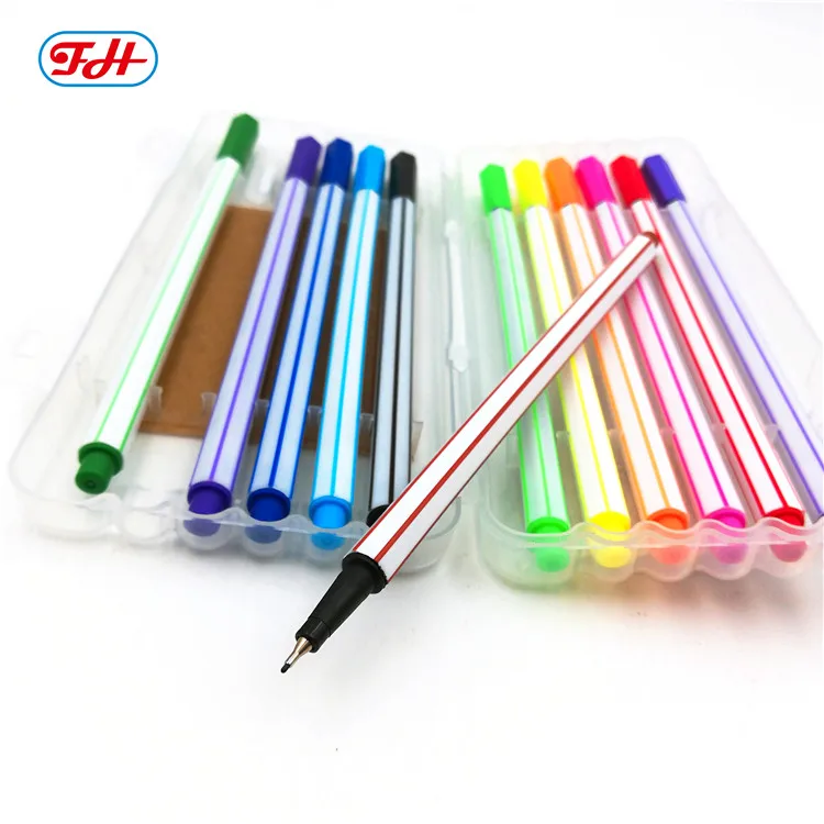 Writing Smooth 12 Colors Fine Line Pen 0.4mm Fine Line Marker Buy