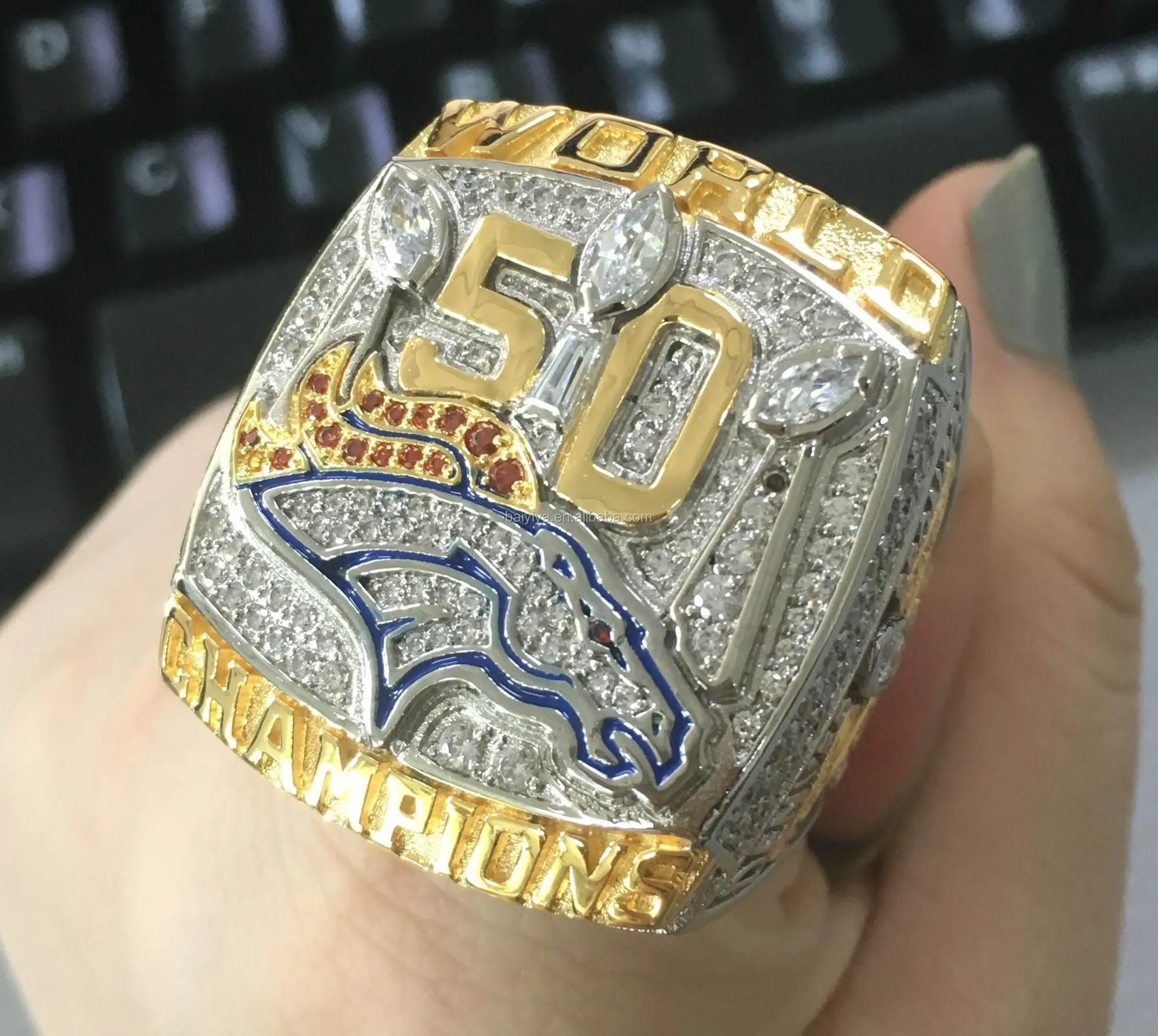 Denver Broncos ring top.JPG