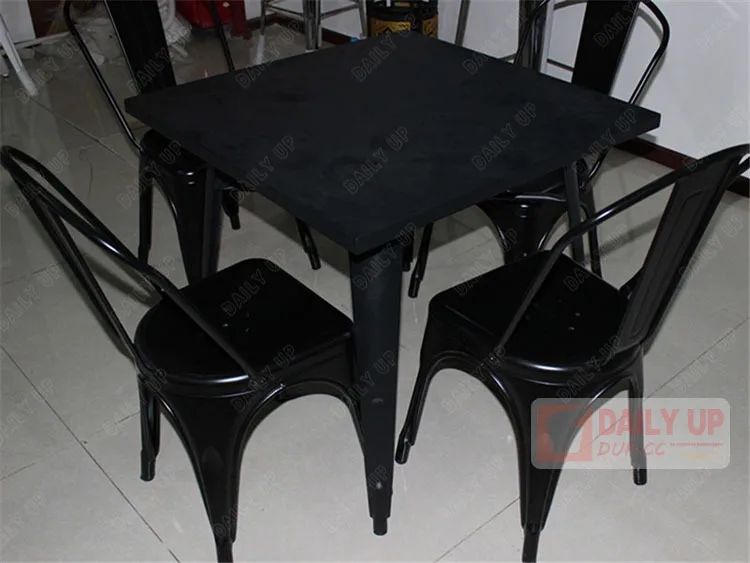 Iron Sale Tables Apply Red Square Metal Legs Office Desk Black Dining Spaces Tables