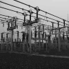 Hot Dip Galvanized Substation Steel Structures for Power Substation / Switch Yard