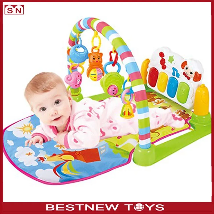 Poland Market Colorful Piano Fitness Play Mat Baby Playmat With