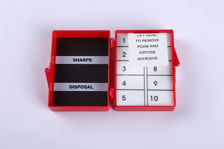 Disposable 10 Counts Foam Block/ And Adhesive Needle Counter