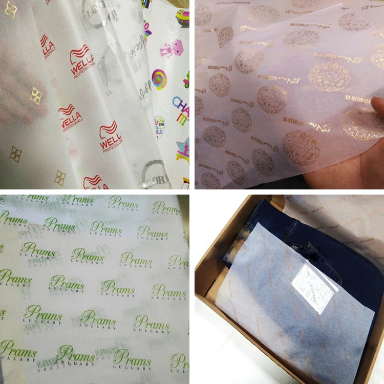17g Wholesale Customized Logo Printed Gift Packaging Tissue Wrapping