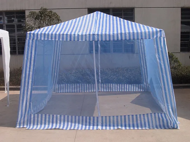 Toldo De Glorieta Para Fiesta,4x2,4/3x3m,Con Paneles De Malla,Paredes