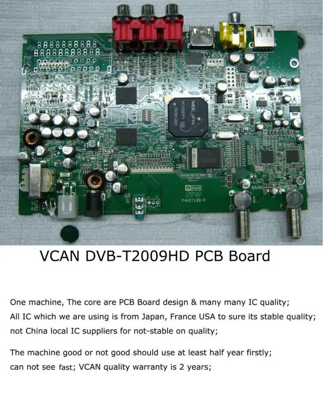 VCAN DVB-T2009HD PCB Board