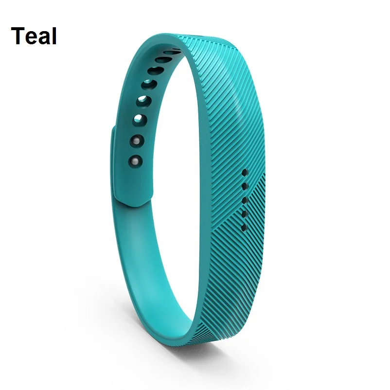 Replacement Band with Metal Buckle for Fitbit Flex 2  light teal color ONN 