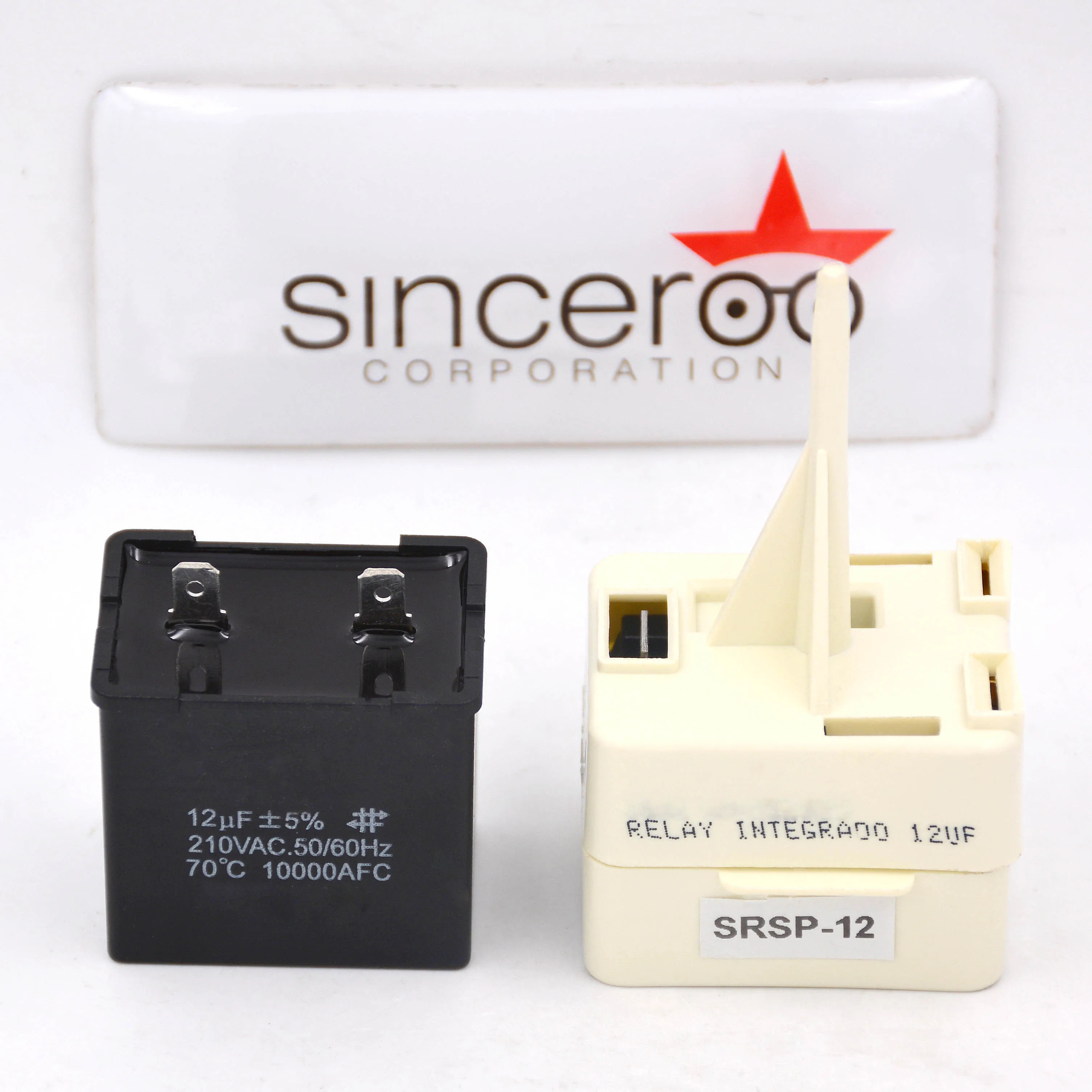 12uf Refrigerator Compressor Start Relay Overload Capacitor W10613606