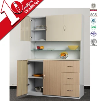 Ready Made Wall Mounted Kitchen Cupboards Bi Color Metal