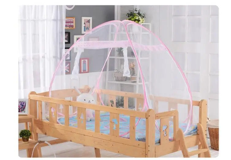 Never Recalled Baby Crib Tent Safety Net Pop Up Canopy Cover for Baby Crib 