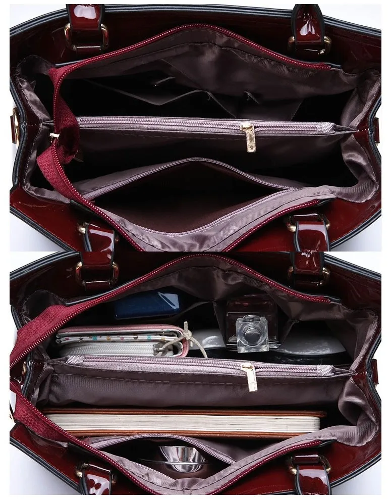 E3081 Hot Selling Popular Classic Elegant Bag Sets Lady Handbag 3 ...