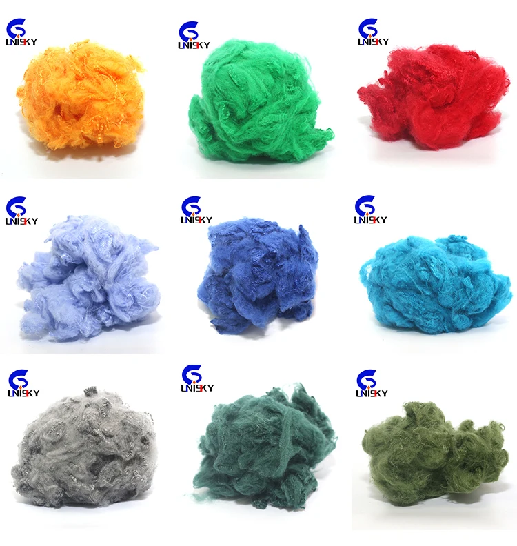 China best polyester staple fiber psf recycled polyester fiber for Non-woven Fiber