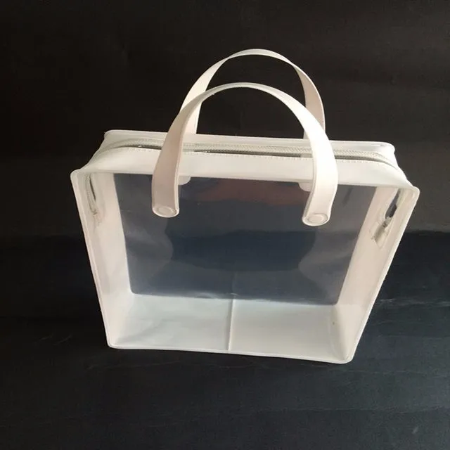 pvc袋矩形形状透明塑料袋与句柄 - buy pvc袋,礼品袋,塑料包装袋