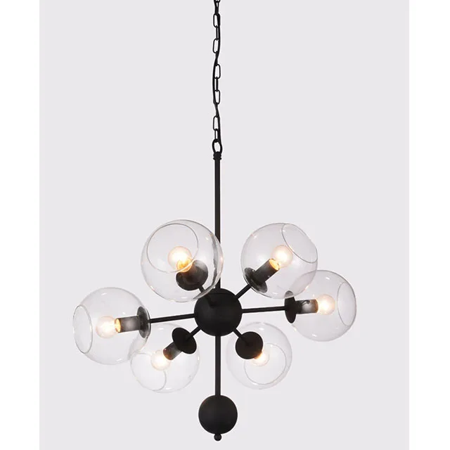 hot sale Morden hanging glass round ball shade pendant Light chandelier
