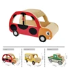 icLe-Cat Products Cat Toys Corrugated Paper Cardboard Craft Cat Scratcher Car Shaped Room House Boxes-IC-0040 School Bus