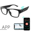 Wholesales 1080P Eye Glasses Camera no hole lens no button touch-type spy glasses
