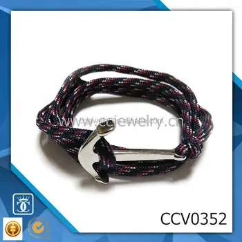 Double Heart Anchor Infinity Bracelet Fashion Red White And Blue Double Heart Anchor Infinity Bracelet Fashion Red White And Blue Paracord Wrap Bradelet Leather Stainless
