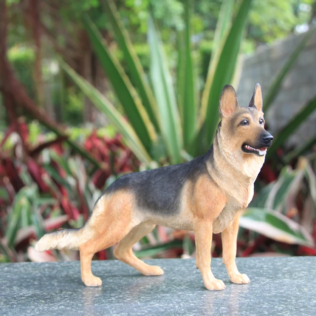 Simulatie Model Van Duitse Herder Real Looking Hond Dier Simulatie Model Van Duitse Herder Real Looking Hond Dier