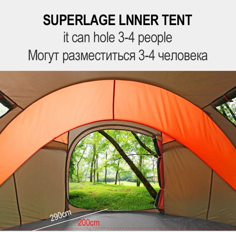 STAR HOME Tenda da lancio Tenda da campeggio impermeabile pop-up da lancio automatico per esterni Tende da campeggio impermeabili per famiglie numerose